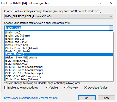 ConEmu  Configuring Cmd Prompt